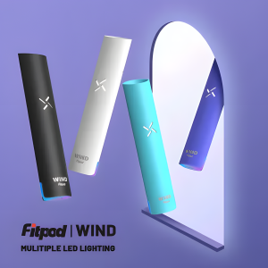 Fitpod Wind 氣流桿 380mAh Type-C、四檔電壓調節與頂底彩燈開關
