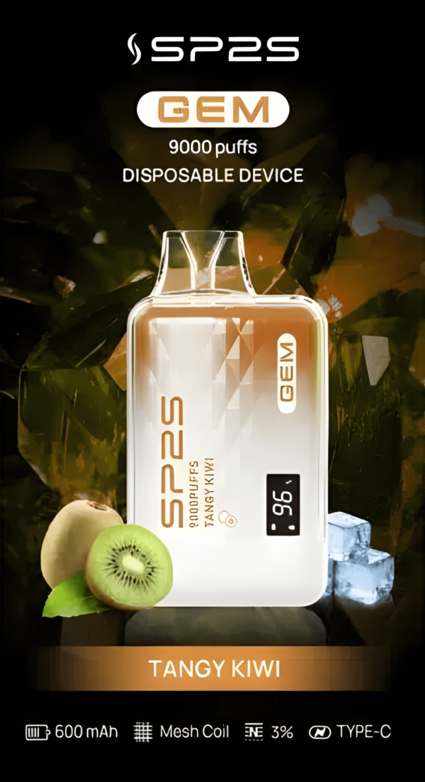 全新上市智能顯示屏 SP2S 9000 PUFFS 思博睿一次性拋棄式電子煙