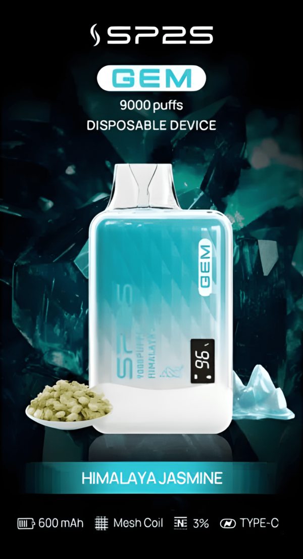 全新上市智能顯示屏 SP2S 9000 PUFFS 思博睿一次性拋棄式電子煙