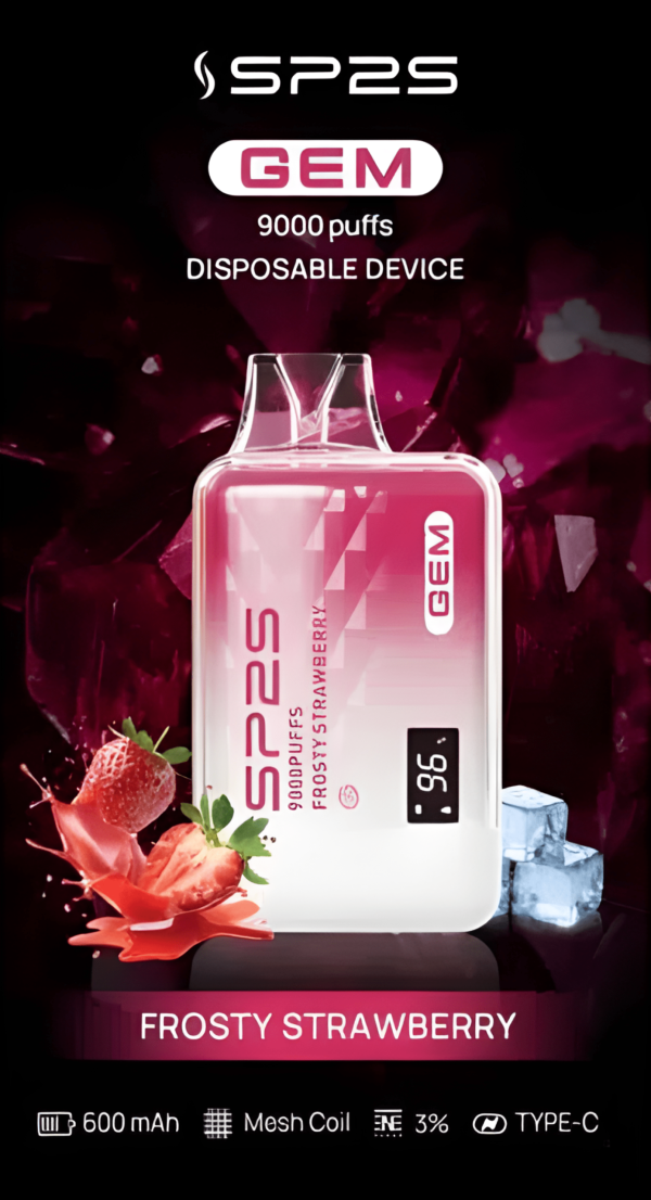 全新上市智能顯示屏 SP2S 9000 PUFFS 思博睿一次性拋棄式電子煙