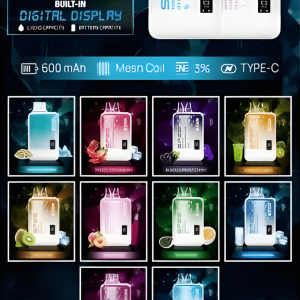 全新上市智能顯示屏 SP2S 9000 PUFFS 思博睿一次性拋棄式電子煙