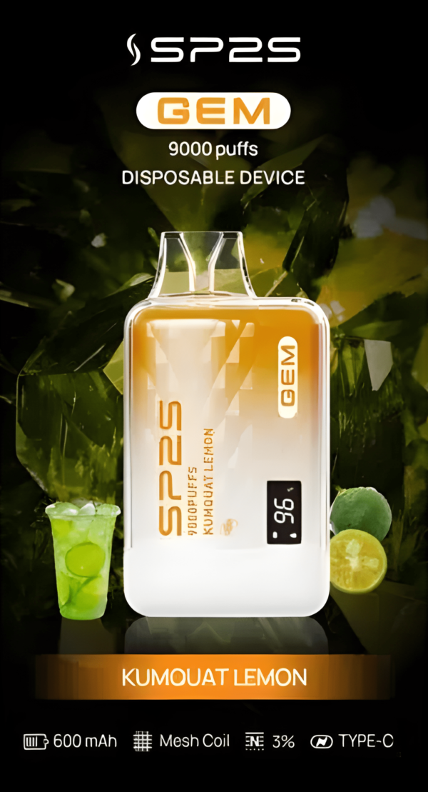 全新上市智能顯示屏 SP2S 9000 PUFFS 思博睿一次性拋棄式電子煙