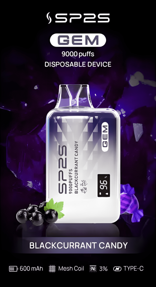 全新上市智能顯示屏 SP2S 9000 PUFFS 思博睿一次性拋棄式電子煙