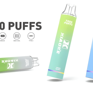 xiaoke 7500 puffs 梟客一次性電子煙 3% 尼古丁 大容量拋棄式煙桿