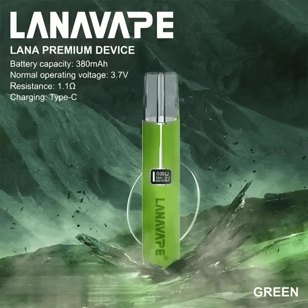 LANA 皮革電子煙主機 奢華皮革設計、瓦數快速調節與一代通用 台灣現貨 711到付