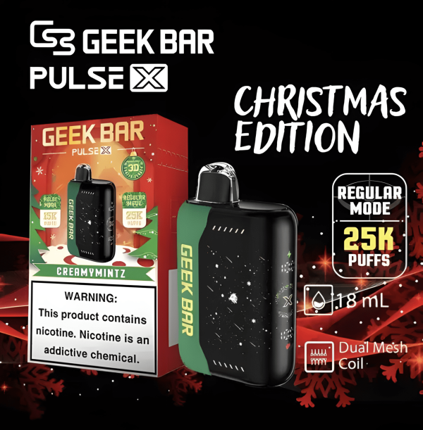 GEEK BAR Pulse X 25000 Puffs 一次性電子煙 拋棄式霧化棒 5% 尼古丁 美歐爆款