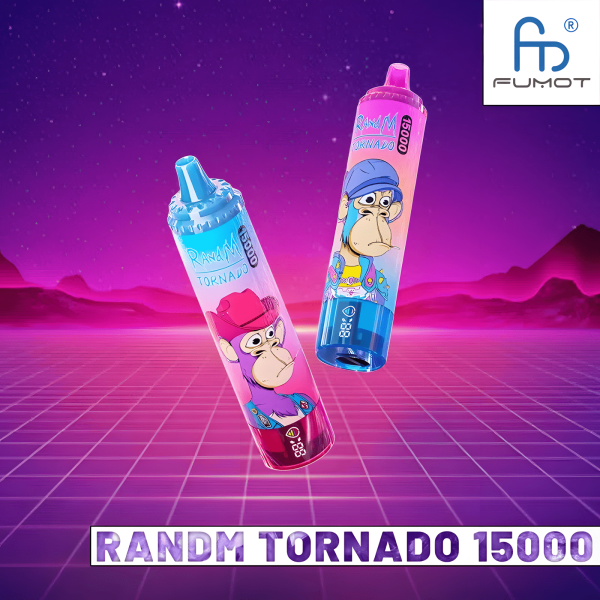 拋棄式電子煙 FUMOT RandM 15000 Puffs 智能顯示與 41 種口味選擇 歐美爆款