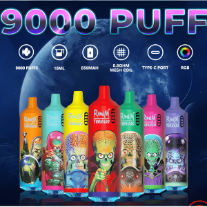 Randm 9000 Puffs 龍捲風拋棄式電子煙 18ml 超長續航 一次性霧化棒 歐美爆款