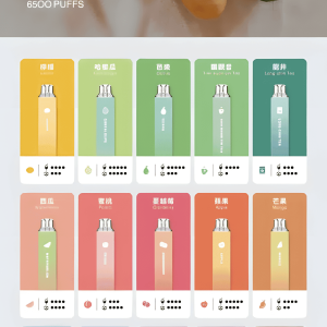 Tutx 6500 Puffs 拋棄式電子煙  超長續航 一次性大容量煙桿 台灣現貨
