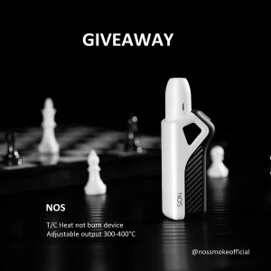 NOSSMOKE NOS 加熱煙機：1100mAh 續航、300-400℃ 溫度可調！兼容 heets/nuso/樂美 HNB 煙彈