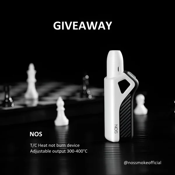 NOSSMOKE NOS 加熱煙機：1100mAh 續航、300-400℃ 溫度可調！兼容 heets/nuso/樂美 HNB 煙彈