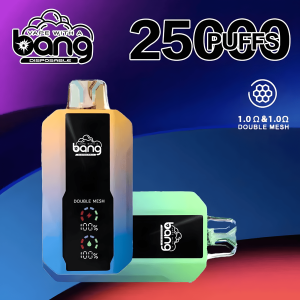 Bang 25000 Puffs 超大屏幕 擁有 30ml超大容量可充電拋棄式電子煙