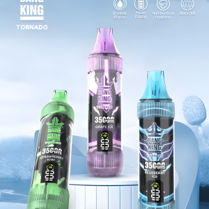 Bang King 35000 Puffs 3% 尼古丁 Type-C 快充 大容量拋棄式電子煙 歐美爆款