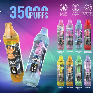 Bang King 35000 Puffs 3% 尼古丁 Type-C 快充 大容量拋棄式電子煙 歐美爆款