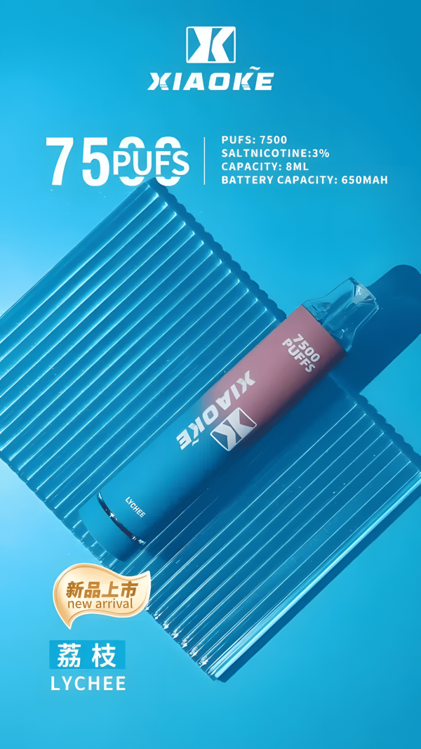 xiaoke 7500 puffs 梟客一次性電子煙 3% 尼古丁 大容量拋棄式煙桿