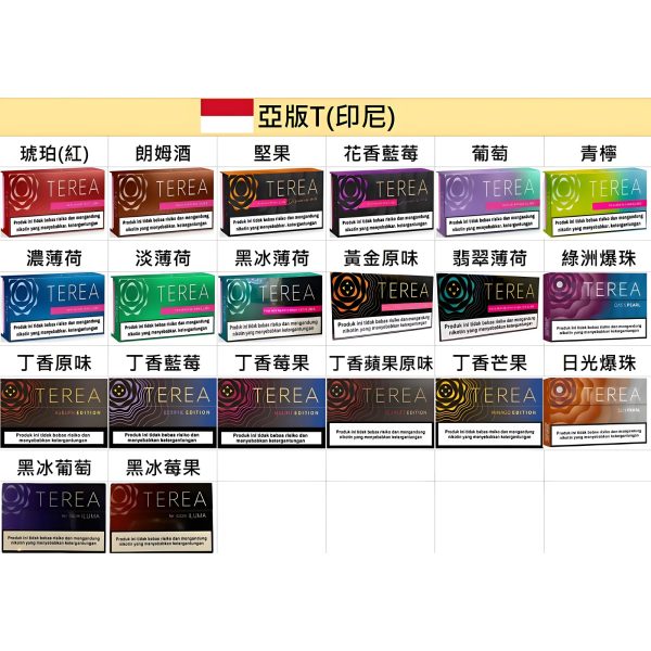 TEREA 亞洲版（亞T）IQOS ILUMA 專用：無殘渣封閉式設計！薄荷、濃原味、西瓜爆珠等 15 種口味 台灣現貨 711到付