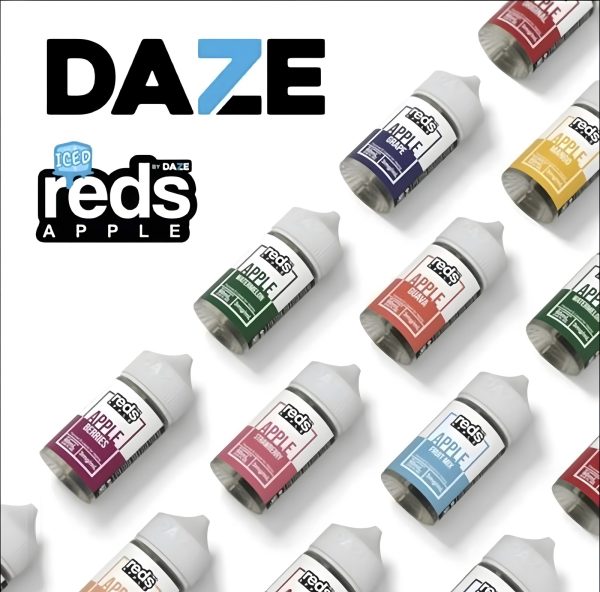 7 DAZE Reds Apple 大煙油：美國超人氣 Freebase 蘋果汁系列，3mg 濃郁果香推薦！