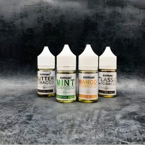 Edmund 歐姆煙油：35mg/40mg/50mg 丁鹽多濃度選擇，黃油煙草、奶酪煙草 台灣現貨 711到付