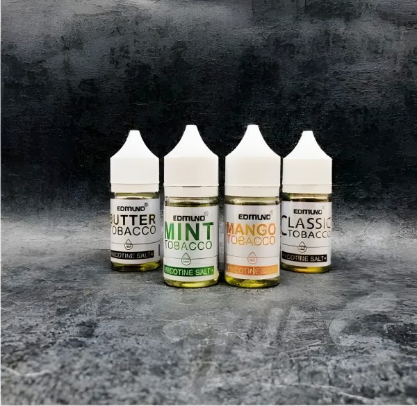 Edmund 歐姆煙油：35mg/40mg/50mg 丁鹽多濃度選擇，黃油煙草、奶酪煙草 台灣現貨 711到付