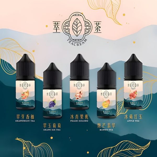 Teacream 茶香電子煙油：梨山烏龍、鐵觀音、四季春，台灣玩家必試的茗茶韻味