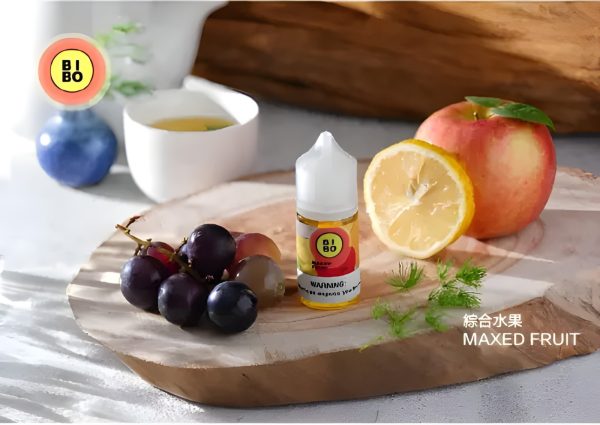 BIBO 經典小煙油：台灣製造 30ml/0mg 無尼古丁！葡萄冰沙、白桃氣泡水熱銷口味 台灣現貨 711到付