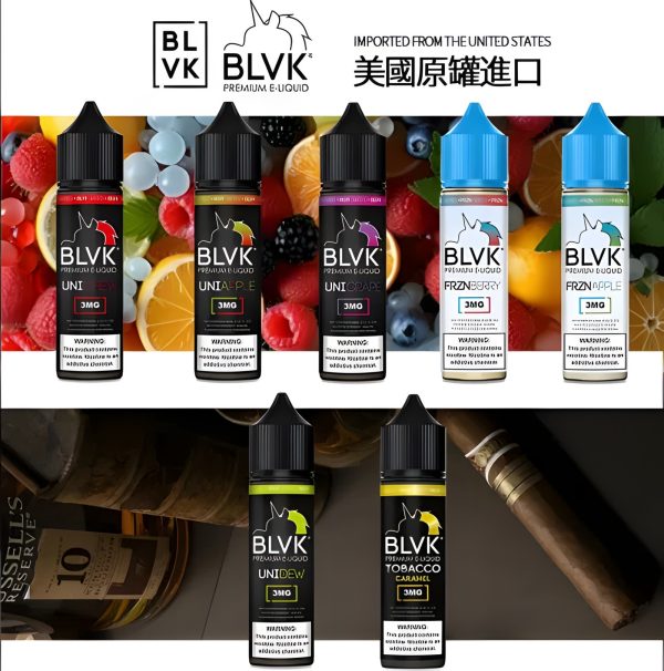BLVK Uni 獨角獸煙油：UniLoop 麥片牛奶、UniApple 脆爽紅蘋果，0/3/6mg 大煙油 台灣現貨 711到付
