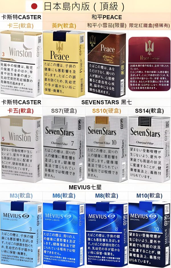 MEVIUS 七星香煙：柔和口感與爆珠推薦！JT 旗下 CAMEL 駱駝、PEACE 和平品牌 台灣現貨 711到付