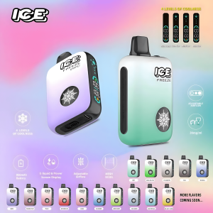 ICE FREEZE 10000 PUFFS 拋棄式電子煙 20ml 超大容量 四檔涼度調節 現貨