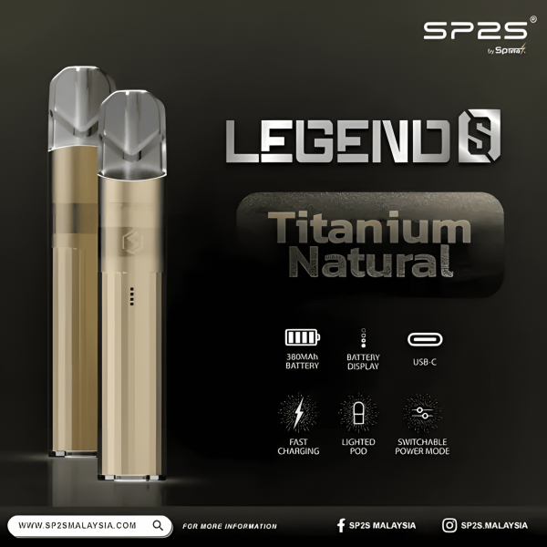 SP2S鈦發光主機雙檔（8W/9W）/思博睿新款煙桿/通用一代煙彈