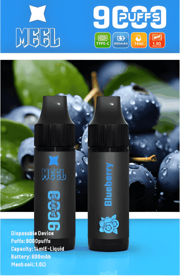 Meel 9000 Puffs 拋棄式電子煙 Type-C充電 一次性煙桿 台灣現貨