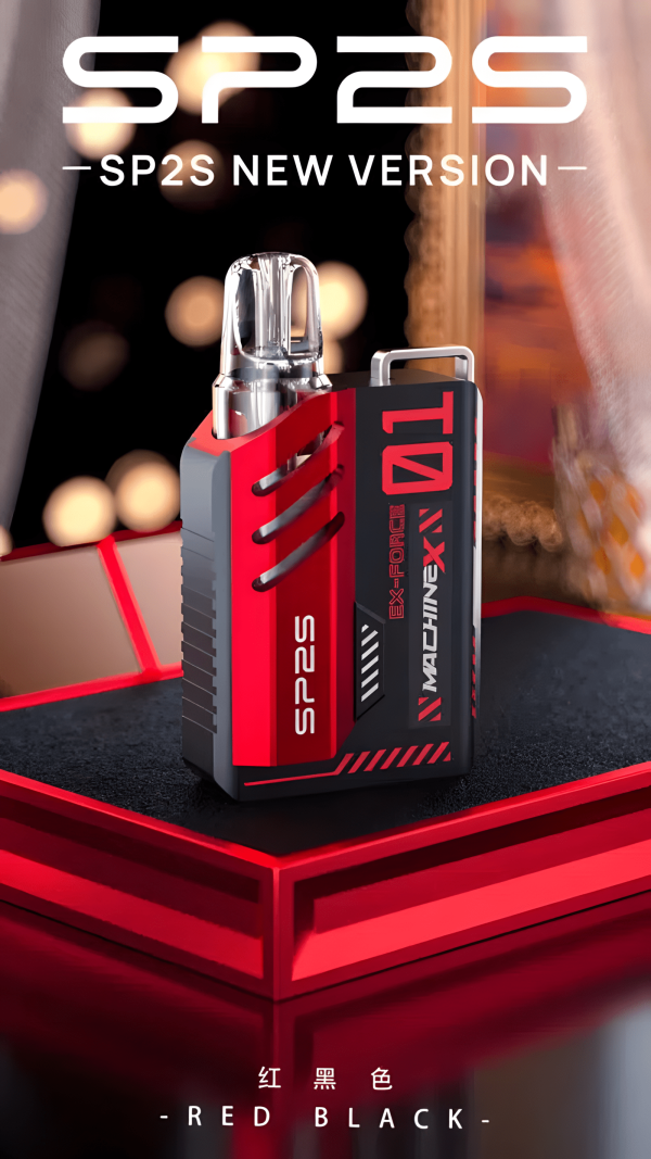 新款上市 Sp2s Max主機  機械工業風設計 思博睿方塊煙桿 台灣電子煙推薦