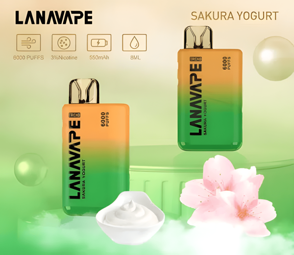 LANA TREND 6000 PUFFS LANA一次性6000口拋棄式時尚設計電子煙