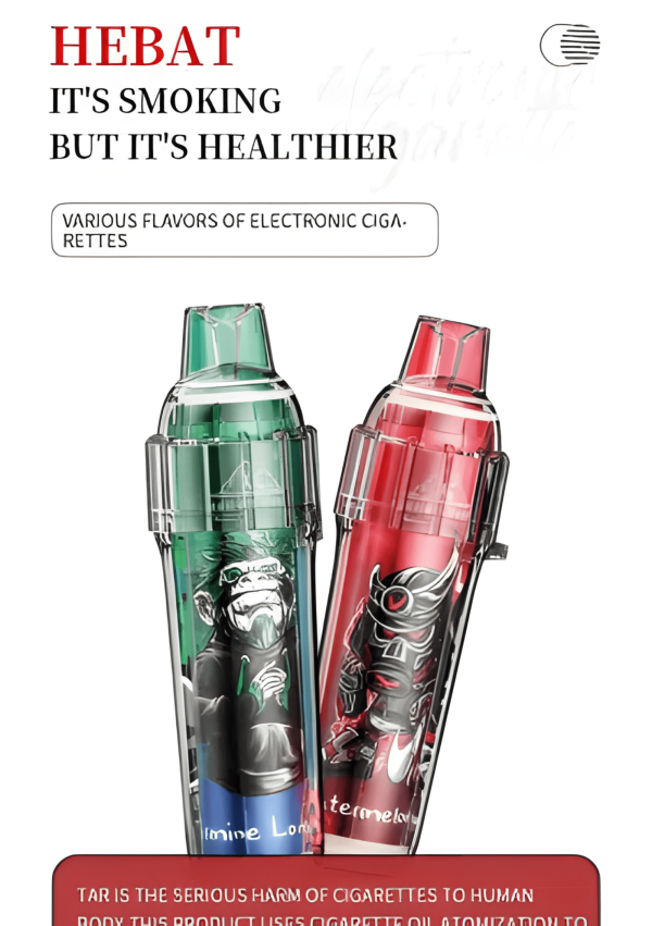 Hebat 7000 Puffs煙桿 5% 尼古丁 喜貝7000口抛棄式電子煙