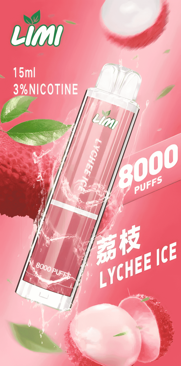 Limi 8000 Puffs 15ml 超長續航 拋棄式電子煙  台灣現貨 711到付