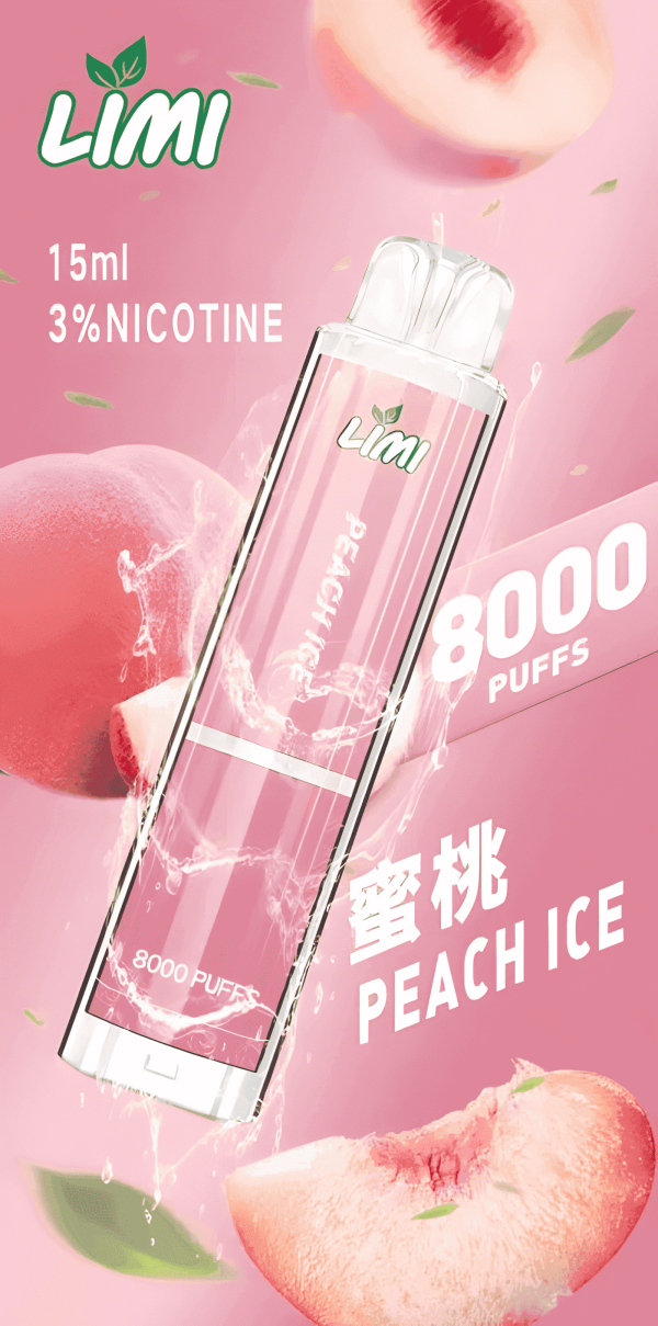 Limi 8000 Puffs 15ml 超長續航 拋棄式電子煙  台灣現貨 711到付