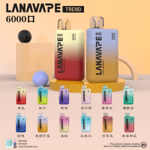 LANA TREND 6000 PUFFS LANA一次性6000口拋棄式時尚設計電子煙