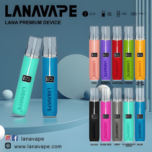 LANA 皮革電子煙主機 奢華皮革設計、瓦數快速調節與一代通用 台灣現貨 711到付