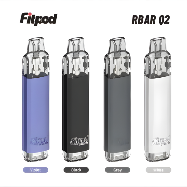 Fitpod RBAR Q2 一次性電子煙評測：600mAh 續航、Type-C 快充與多種配色，輕巧入門首選