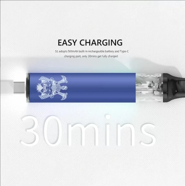 將軍S1 DISPOSABLE BARS 一次性註油2ml 容量電子煙主機 拋棄式電子煙 可重複註油 台灣電子煙批發