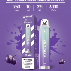 VP Turbo 6000 Puffs 長續航 拋棄式電子煙 一次性霧化桿