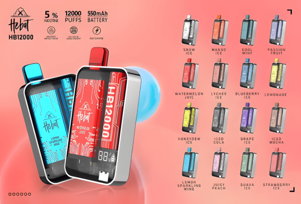 喜貝一次性電子煙/Hebat 10000 puffs 超大容量/拋棄式電子菸/超長續航/台灣電子煙批發 711到付