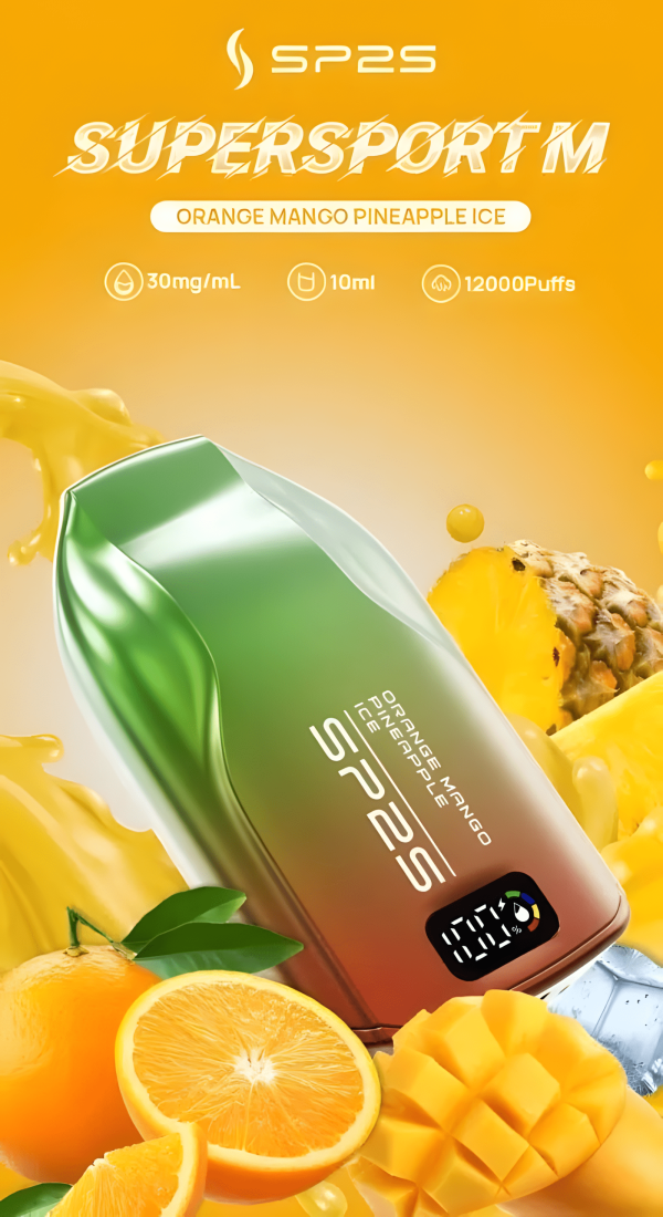 SP2S 9000 PUFFS 、3%尼古丁 、 拋棄式電子煙 、 澳洲版 台灣現貨