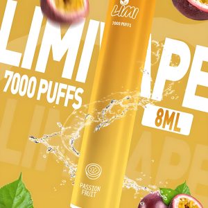 LIMI 7000 PUFFS 發光拋棄式電子煙 長續航 多口味 台灣一次性電子煙推薦