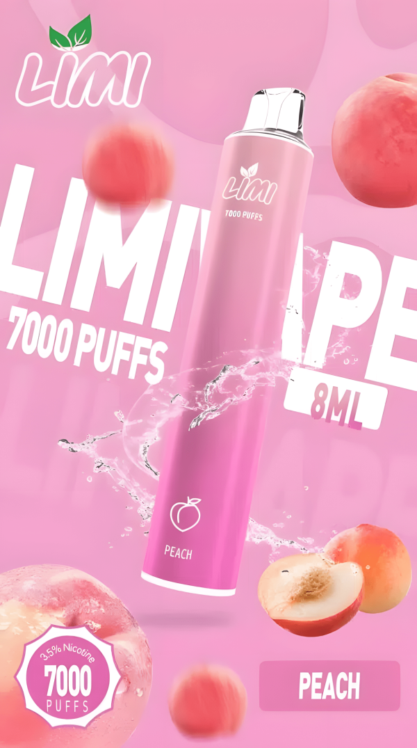 LIMI 7000 PUFFS 超長續航 發光拋棄式電子煙 台灣一次性電子煙推薦