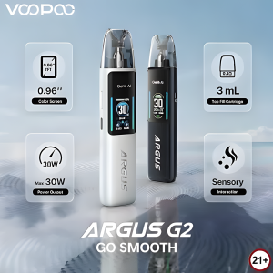 VOOPOO ARGUS G2 30W 主機評測：1000mAh 續航、5-30W 自由調功與 OLED 智能顯示