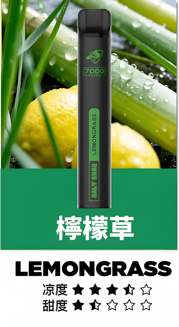 鯊克7000口 拋棄式電子煙 Salt Shaq 7000 3%尼古丁 Puffs一次性煙桿 經典回歸 正品保固